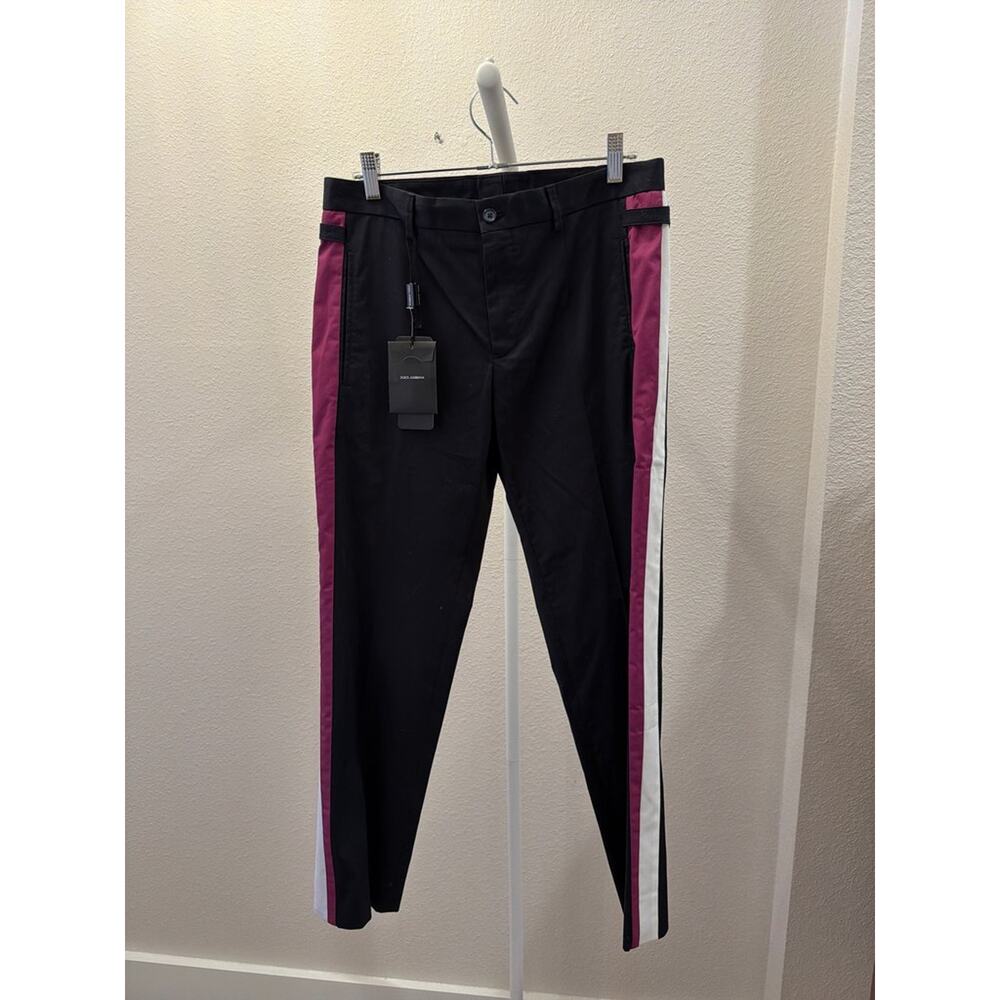 Dolce & Gabbana Unisex Dress Pants with Side Stripes - Picture 3 of 8